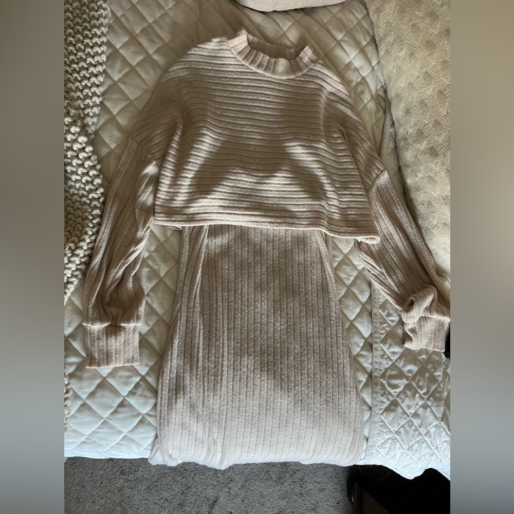 2 piece sweater dress